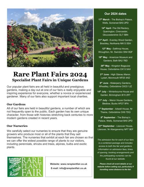 Rare Plant Fairs